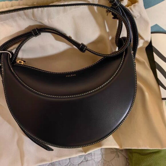 polene shoulder bag  clutch bag  black - Picture 5 of 5